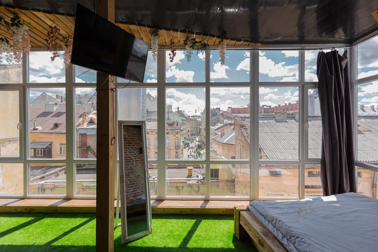З Оглядовою Терасою На Львів Вулиця Свободи 35 Apartment